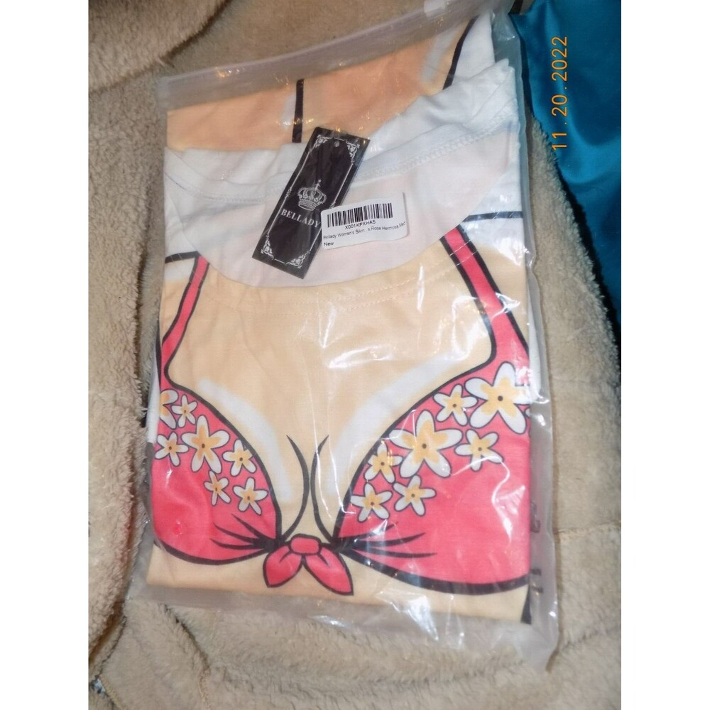 New Belady women t-shirt cover up size Medium